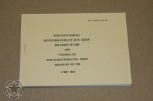 Operators Manual M258A1 and Training Aid M58A1