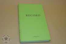 Schreibbuch Einband aus US Army Beständen