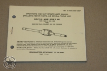 Manual Recoil Amplifier M3 TM 9-1005-203-12&P