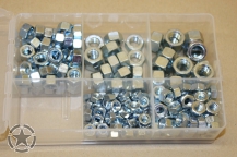 Hex Nuts  UNC  200 pc  zink plate