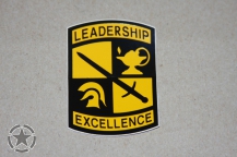 Aufkleber Leadership Excellence  57 mm x  42 mm
