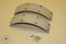 Handbremsbeläge mit Nieten Willys MB
