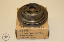Water Pump Pulley 6 Volts