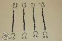 Kettensatz 4-teilig für die Flügelschrauben ( Ford Style)