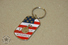 Keyring Dog Tag US Marines